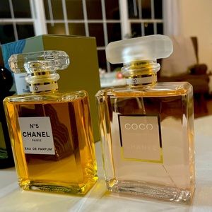 Chanel No. 5 and Coco Mademoiselle 3.4oz 100ml
